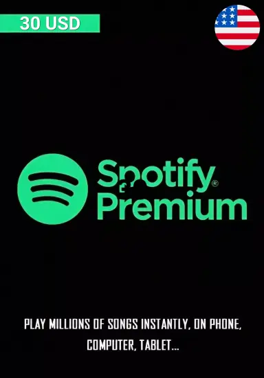 Spotify 30 USD Gift Card cover image