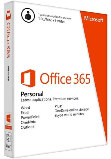 Microsoft Office 365 Personal (1 Kasutaja / 1 Aasta) cover image