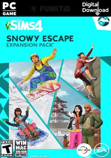 The Sims 4: Snowy Escape DLC (PC/MAC) cover image