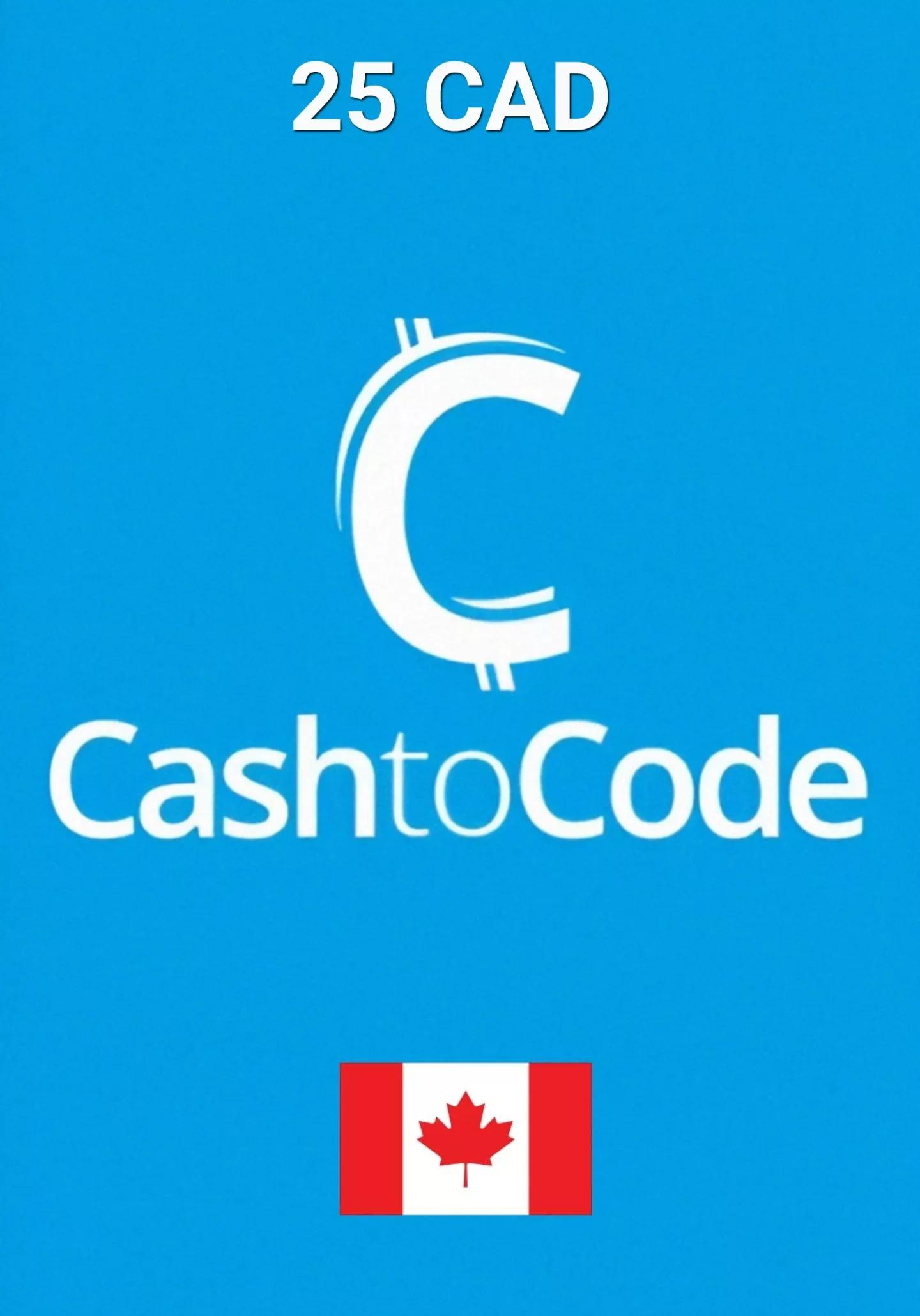 CashtoCode Kanada 25 CAD Kinkekaart cover image