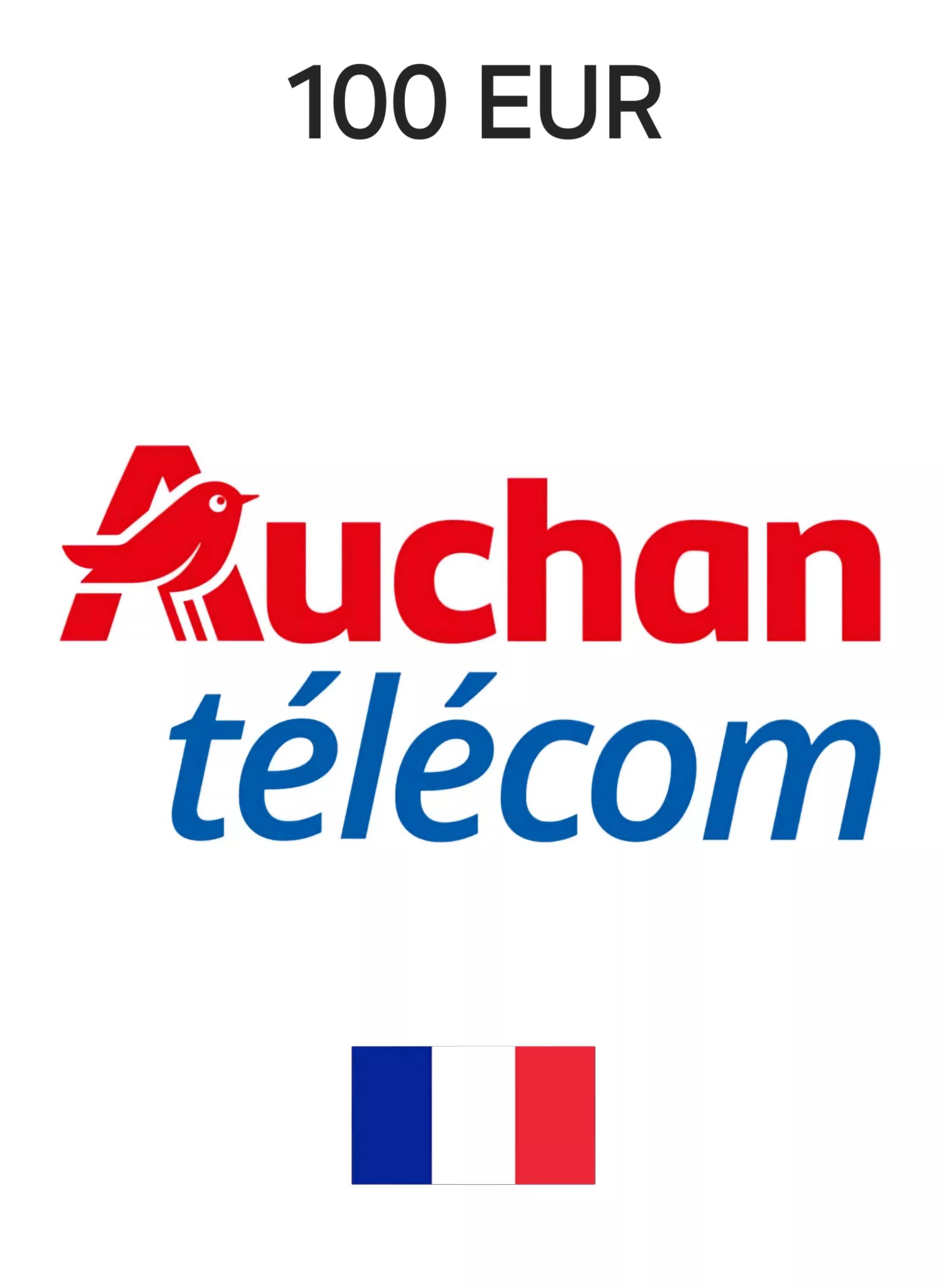 Auchan Télécom France 100 EUR Gift Card cover image