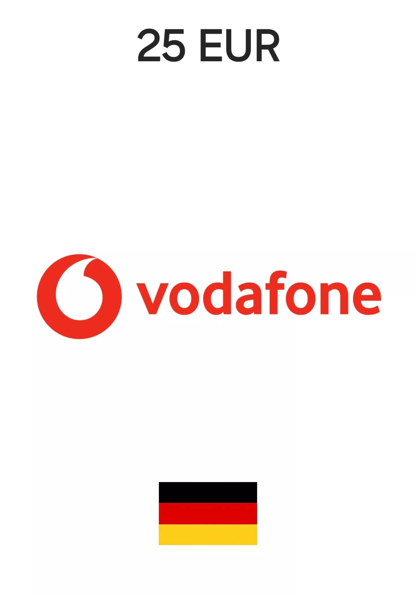 Vodafone Germany 25 EUR Gift Card cover image