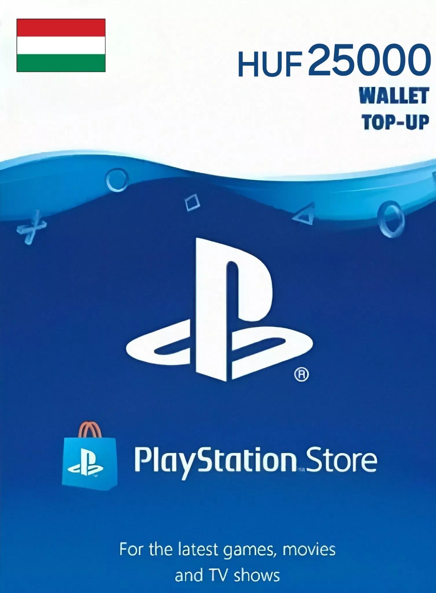 Hungary PSN 25000 HUF Gift Card cover image