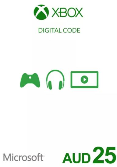 Austraalia Xbox 25 AUD Kinkekaart  cover image