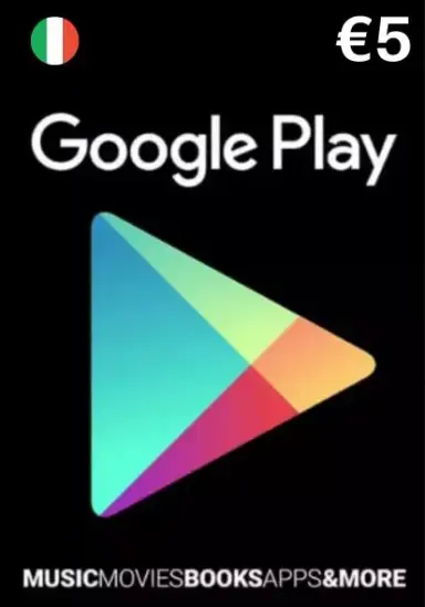 Itaalia Google Play 5 Euro Kinkekaart cover image