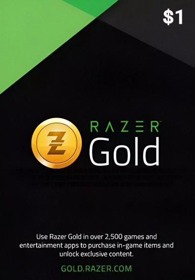 Razer Gold 1 USD Gift Card cover image