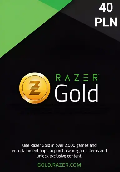 Razer Gold 40 PLN Gift Card cover image