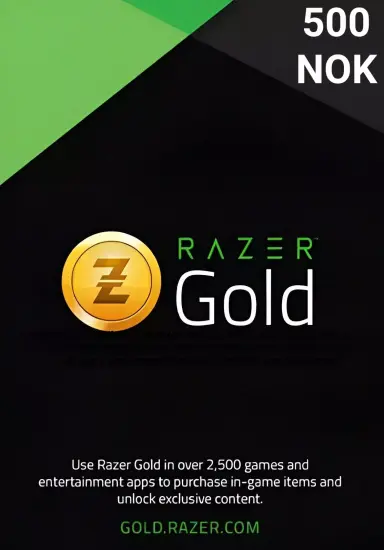 Razer Gold 500 NOK Gift Card cover image