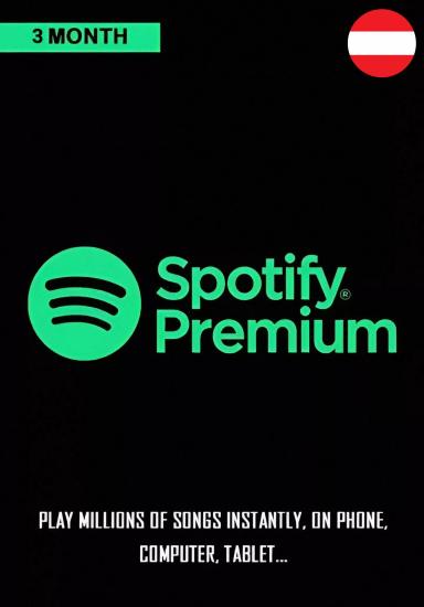 Spotify 3 Months AT Gift Card cover image