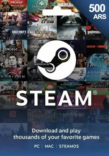 Argentina Steam 500 ARS Gift Card cover image