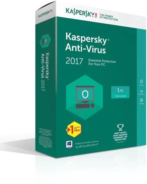 Kaspersky Anti-Virus 2017 (3 Users, 1 Year)
