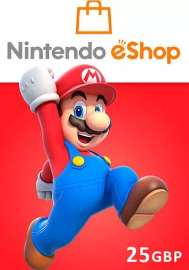 UK Nintendo 25 Nael eShop Kinkekaart cover image