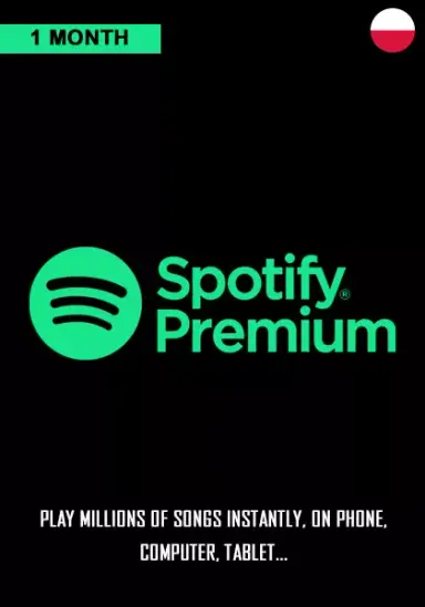 Poola Spotify Premium 1 Kuu liikmeaeg cover image