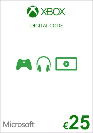 EU Xbox 25 Euro Kinkekaart  cover image