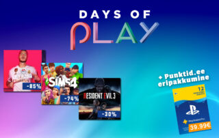 Days of Play PS4 mängude soodusmüük