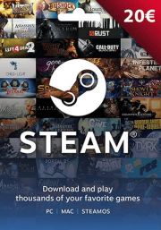 EU Steam 20 Euro Kinkekaart