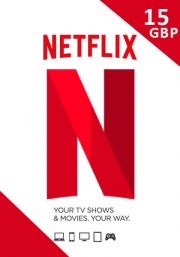 UK Netflix Kinkekaart 15GBP