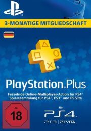 Saksamaa PSN Plus 3-Kuu Liikmeaeg