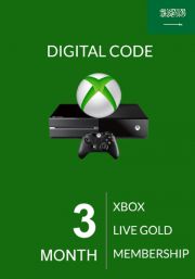 Saudi Araabia Xbox Live 3 Kuu Liikmeaeg 