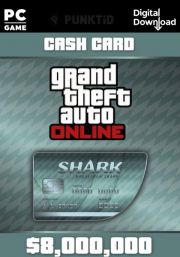 GTA V Online Cash Card: Megalodon Shark 8,000,000$ PC