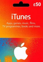 iTunes UK 50 GBP Kinkekaart