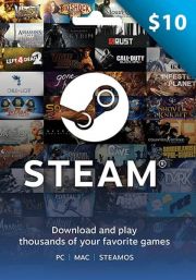 USA Steam 10 Dollar Kinkekaart