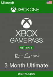 USA Xbox Game Pass Ultimate 3 Kuu Liikmeaeg (Xbox One & PC)